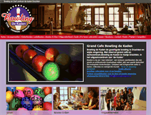 Tablet Screenshot of bowling-de-kaden.nl